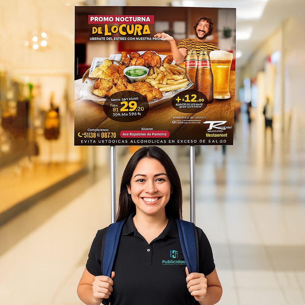 MOCHILA PUBLICITARIA