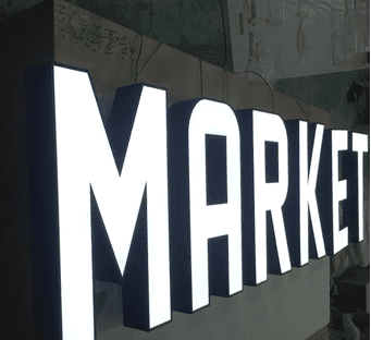 LETRERO 3D EN ACRÍLICO CON LUZ FRONTAL